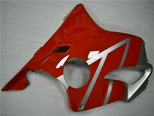 Rot Silber Honda CBR 600 F4i 01-03 Vollverkleidung