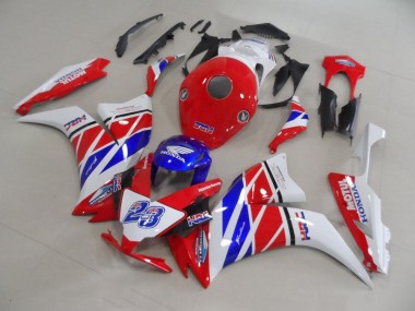 Rot Weiß Blau HRC 23 Honda CBR 1000 RR 12-16 Verkleidungen