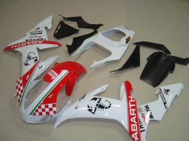 Rot Weiß Flag Yamaha R1 02-03 Verkleidungen