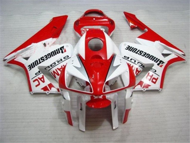 Rot Weiß Honda CBR 600 RR 05-06 Verkleidungen Komplett Sets Rot Weiß Honda CBR 600 RR 05-06 Verkleidungen Komplett Sets