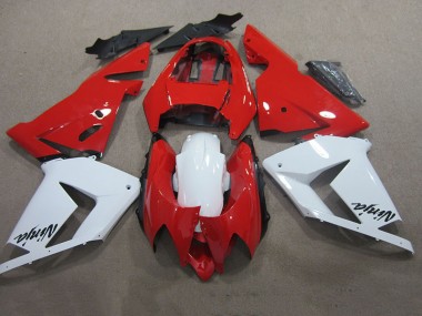 Rot Weiß Ninja Kawasaki ZX10R 03-05 Verkleidungen
