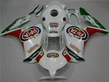 Rot Weiß PATA Honda CBR 1000 RR 12-16 Verkleidung