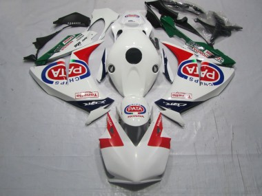 Rot Weiß PATA Honda CBR 1000 RR 12-16 Verkleidungen