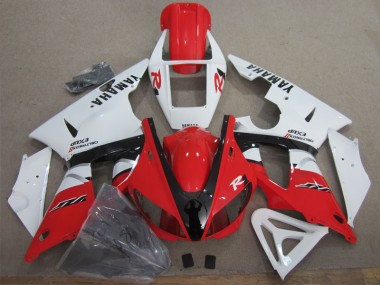 Rot Weiß Schwarz Aufkleber Yamaha R1 98-99 Verkleidungen
