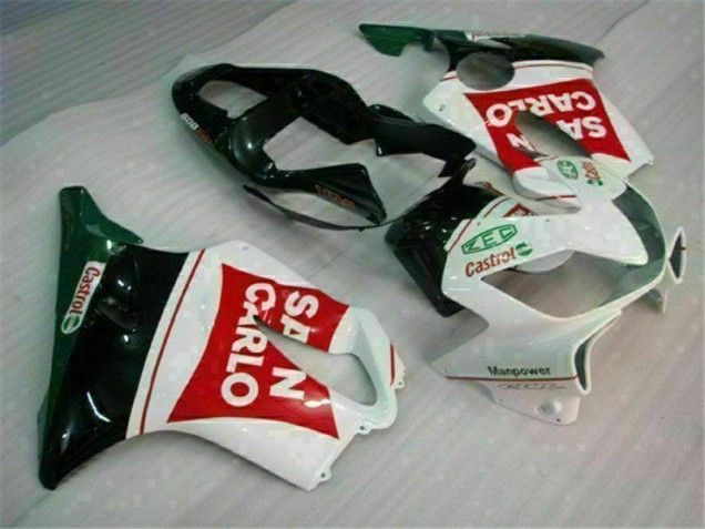 Rot Weiß Schwarz San Carlo Honda CBR 600 F4i 01-03 Verkleidungen