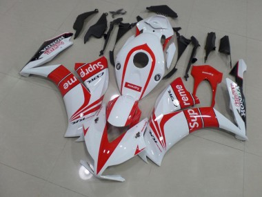 Rot Weiß Supreme Honda CBR 1000 RR 12-16 Verkleidungen