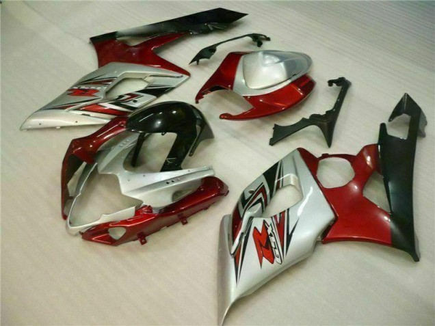 Rot Weiß Suzuki GSXR 1000 K5 05-06 Verkleidung Rot Weiß Suzuki GSXR 1000 K5 05-06 Verkleidung