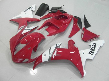 Rot Weiß Yamaha R1 02-03 Verkleidungen