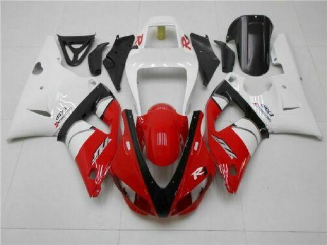 Rot Weiß Yamaha R1 98-99 Verkleidung