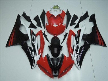 Rot Weiß Yamaha R6 08-16 Verkleidung