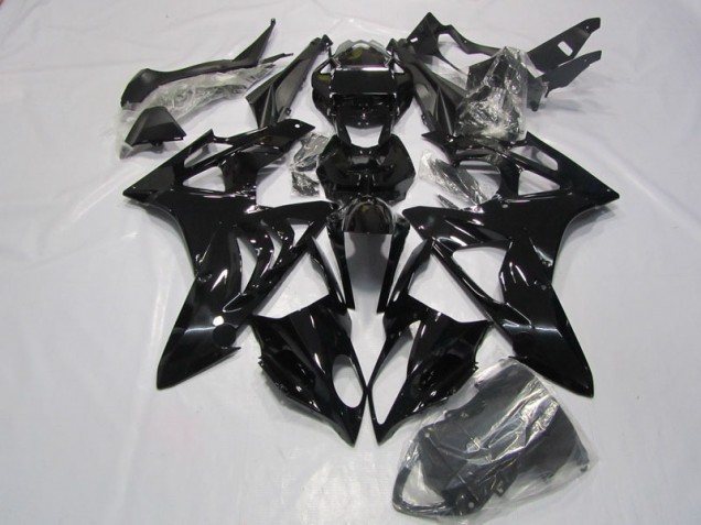 Schwarz BMW S1000RR 09-14 Verkleidung