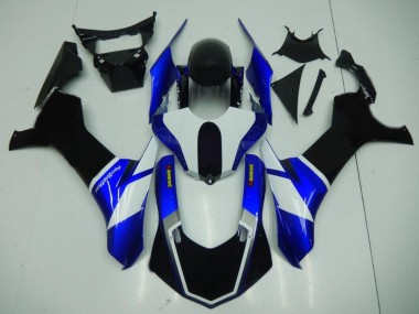 Schwarz Blau Yamaha R1 15-19 Verkleidungen