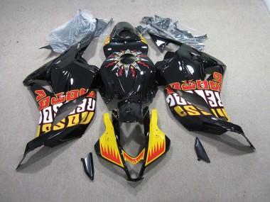 Schwarz Gelb Honda CBR 600 RR 09-12 Verkleidungen