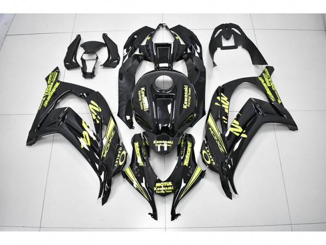 Schwarz Gelb Rennen Team Ninja Kawasaki ZX10R 16-19 Verkleidungen