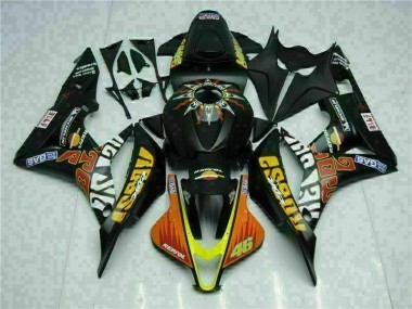 Schwarz Gelb Repsol 46 Honda CBR 600 RR 07-08 Verkleidungen