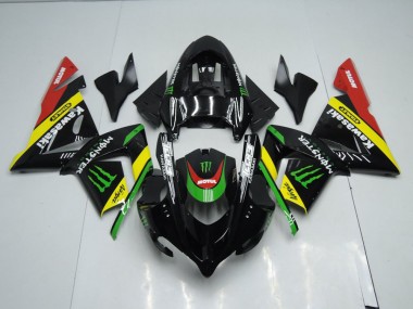 Schwarz Gelbes Monster Kawasaki ZX10R 03-05 Verkleidungen