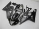 Schwarz Grau Suzuki GSXR 600 / 750 K4 04-05 Verkleidungen