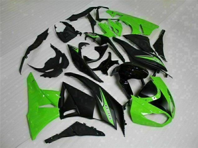 Schwarz Grün 636 Kawasaki ZX6R 09-12 Verkleidungen Schwarz Grün 636 Kawasaki ZX6R 09-12 Verkleidungen