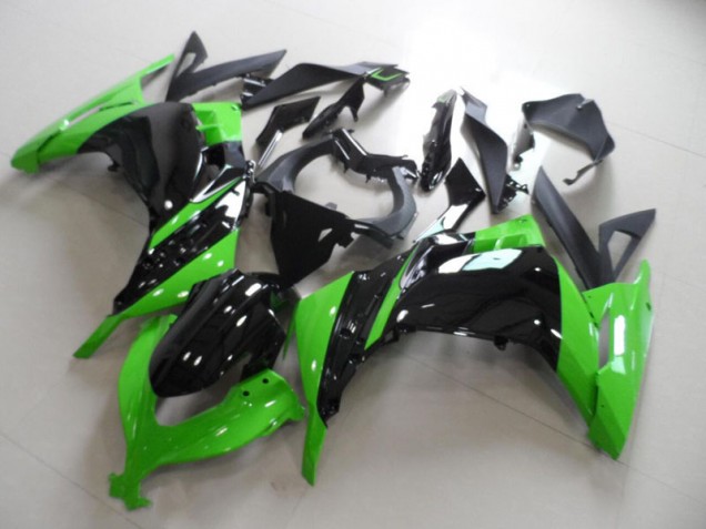 Schwarz Grün Kawasaki ZX 300R 13-16 Vollverkleidung