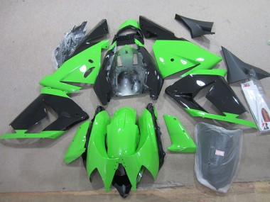 Schwarz Grün Kawasaki ZX10R 03-05 Verkleidungen