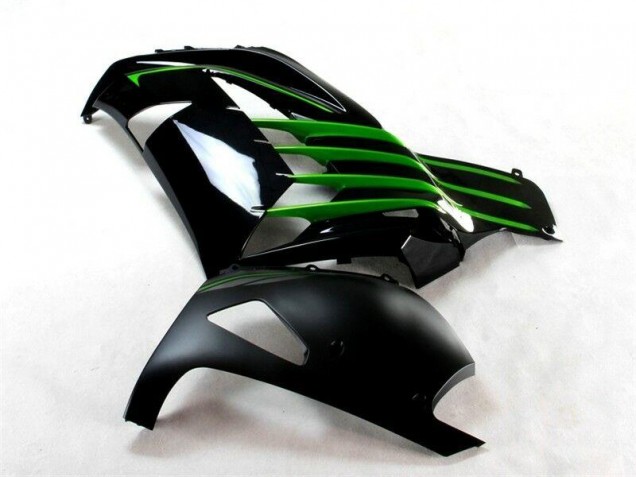 Schwarz Grün Kawasaki ZX14R ZZR 1400 12-21 Verkleidungen Schwarz Grün Kawasaki ZX14R ZZR 1400 12-21 Verkleidungen