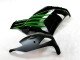 Schwarz Grün Kawasaki ZX14R ZZR 1400 12-21 Verkleidungen Schwarz Grün Kawasaki ZX14R ZZR 1400 12-21 Verkleidungen