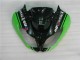 Schwarz Grün Kawasaki ZX6R 09-12 Verkleidungen Komplett Sets