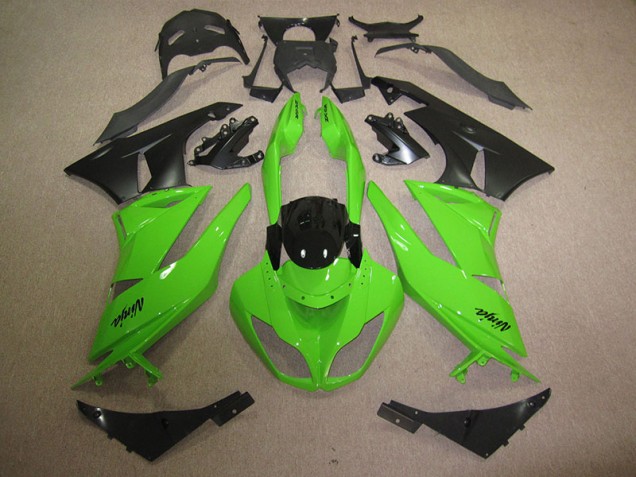 Schwarz Grün Kawasaki ZX6R 09-12 Verkleidungen Schwarz Grün Kawasaki ZX6R 09-12 Verkleidungen