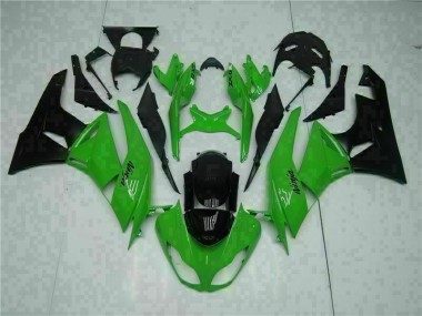 Schwarz Grün Kawasaki ZX6R 09-12 Verkleidungen & Plastik