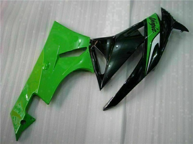 Schwarz Grün Kawasaki ZX6R 09-12 Vollverkleidung Schwarz Grün Kawasaki ZX6R 09-12 Vollverkleidung