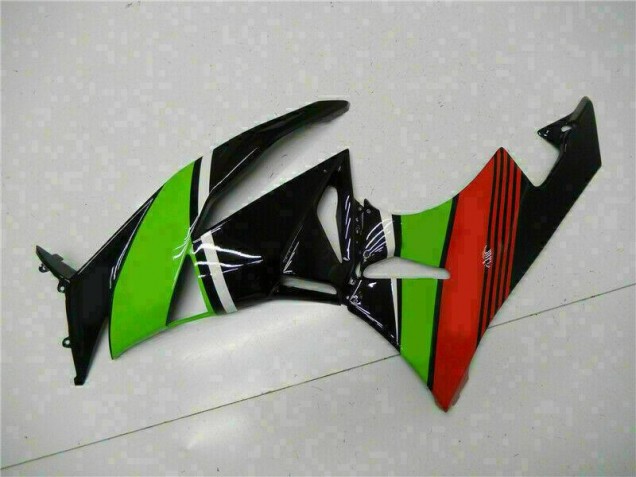 Schwarz Grün Rot Kawasaki ZX6R 09-12 Verkleidungen Schwarz Grün Rot Kawasaki ZX6R 09-12 Verkleidungen