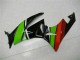 Schwarz Grün Rot Kawasaki ZX6R 09-12 Verkleidungen Schwarz Grün Rot Kawasaki ZX6R 09-12 Verkleidungen