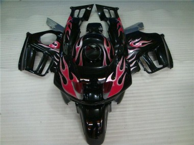 Schwarz Honda CBR 600 F3 95-98 Vollverkleidung