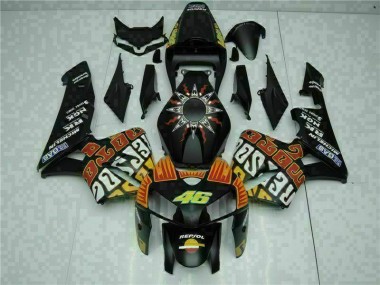 Schwarz Honda CBR 600 RR 05-06 Motorrad Vollverkleidung