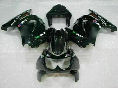 Schwarz Kawasaki EX250 08-12 VollVerkleidungen & Plastik