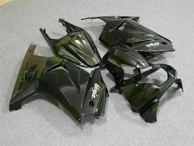 Schwarz Kawasaki EX250 08-12 Vollverkleidung Schwarz Kawasaki EX250 08-12 Vollverkleidung