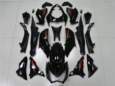 Schwarz Kawasaki Z800 13-16 Verkleidungen
