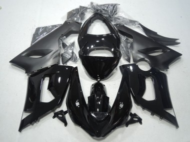 Schwarz Kawasaki ZX6R 05-06 VollVerkleidungen & Plastik