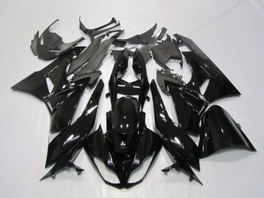Schwarz Kawasaki ZX6R 09-12 Verkleidungen