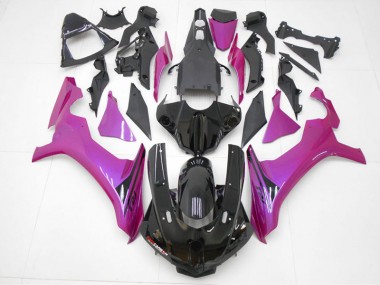 Schwarz Lila Rot Yamaha R1 15-19 Verkleidungen