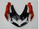 Schwarz Orange Grau Suzuki GSXR 600 / 750 K8 08-10 Verkleidungen