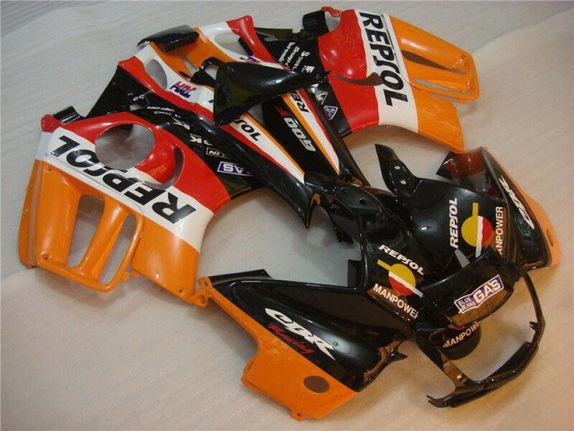 Schwarz Orange Repsol Honda CBR 600 F3 95-98 Verkleidungen