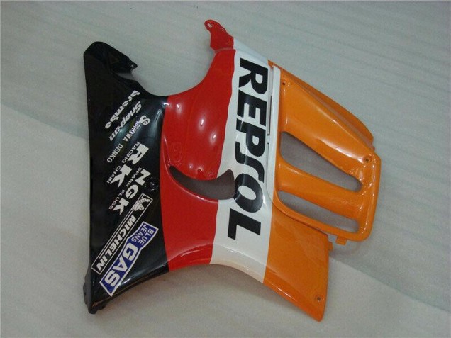 Schwarz Orange Repsol Honda CBR 600 F3 95-98 Verkleidungen