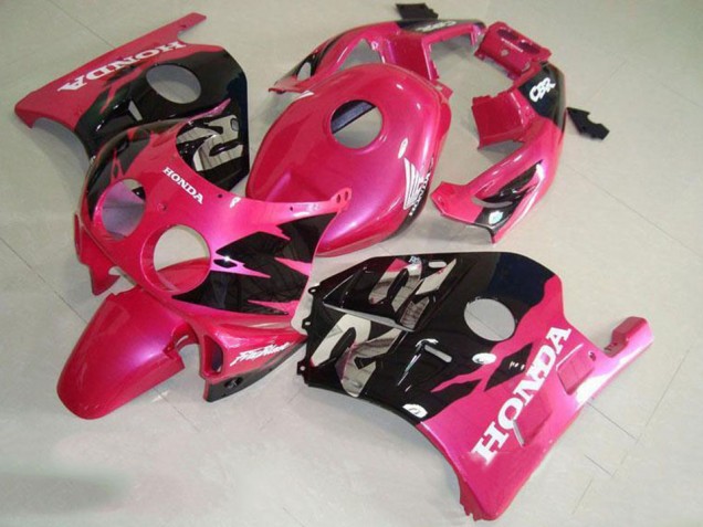 Schwarz Rosa Honda CBR 250 RR MC22 91-98 Verkleidungen