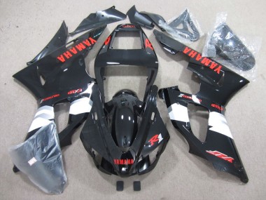 Schwarz Rot Aufkleber Yamaha R1 98-99 Verkleidungen