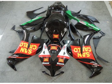 Schwarz Rot Gelb San Carlo Honda CBR 1000 RR 12-16 Verkleidungen