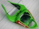 Schwarz Rot Grün Motocard Kawasaki ZX6R 09-12 Verkleidungen