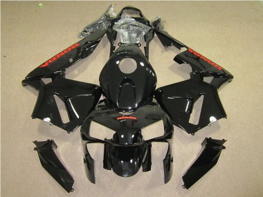 Schwarz Rot Honda CBR 600 RR 05-06 Verkleidungen
