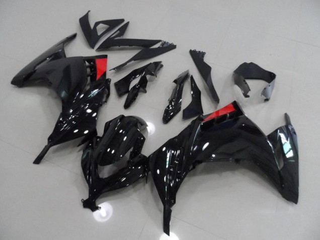 Schwarz Rot Kawasaki ZX 300R 13-16 Verkleidungen