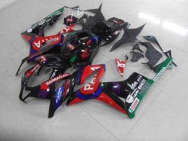 Schwarz Rot Pata Honda CBR 600 RR 07-08 Verkleidungen